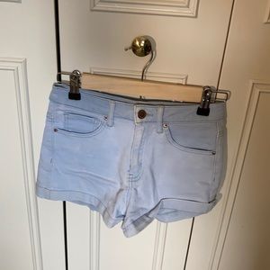 Size 26 forever 21 light blue Jean shorts